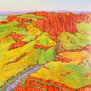 "Emu Creek & Carlton Range" - FRAMED